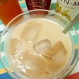 アイス☆ジンジャーきなこライスカフェラテ♪